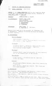 Administrative record - City of Sunshine - Commissioner Mr Alexander Alex George Gillon Collection 1976 - 1982 - Report of works committee meeting 21st July 1980, City of Sunshine, 22nd July 1980