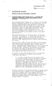 Administrative record - City of Sunshine - Commissioner Mr Alexander Alex George Gillon Collection 1976 - 1982 - Extraordinary Business 19th August 1980, City of Sunshine, 19th August 1980