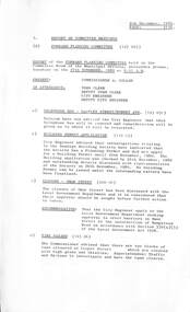 Administrative record - City of Sunshine - Commissioner Mr Alexander Alex George Gillon Collection 1976 - 1982 - Report of forward planning committee meeting 27th November 1980, City of Sunshine, 9th December 1980