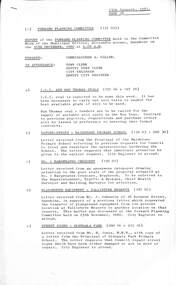 Administrative record - City of Sunshine - Commissioner Mr Alexander Alex George Gillon Collection 1976 - 1982 - Report of forward planning committee meeting 16th December 1980, City of Sunshine, 13th January 1981