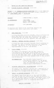 Administrative record - City of Sunshine - Commissioner Mr Alexander Alex George Gillon Collection 1976 - 1982 - Report of the forward planning committee meeting 10th March 1981, City of Sunshine, 10th March 1981