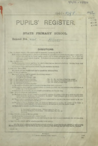 Administrative record - Albion State School Pupil Register 1954 - 1956, Albion Primary School Register