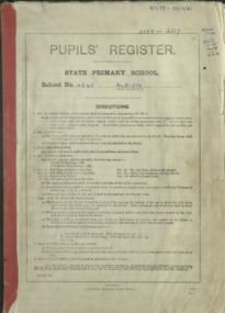 Administrative record - Albion State School Pupil Register 1959- 1961, Albion Primary School Register