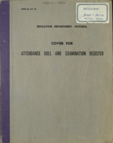 Administrative record - Albion State School Pupil Register 1972 - 1974, Albion Primary School Register