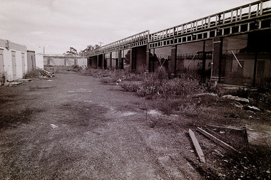 Photograph - Victoria Square Shops St. Albans Construction Site 1991 Photographs, Sharon Cavanagh, 20th February 1991