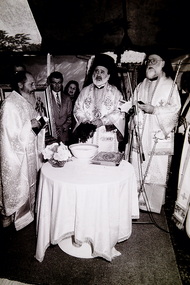 Photograph - Saint Paraskevi Saint Barbara and Saint John the Merciful Greek Orthodox Church Opening 1991 Photographs, Sharon Cavanagh, 28th April 1991