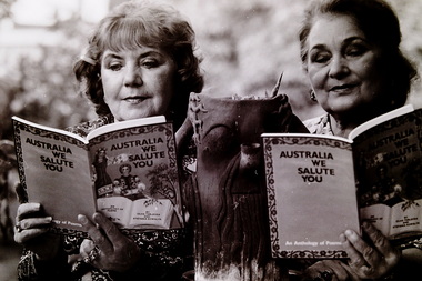 Photograph - Australia We Salute You Authors Photographs, Sharon Cavanagh, 26th May 1990