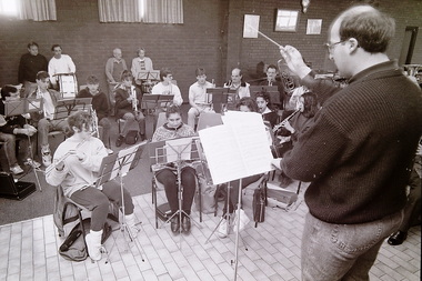 Photograph - St. Albans Melita Band Practice At Green Gully 1991 Photographs, C. McGee, 28th July 1990