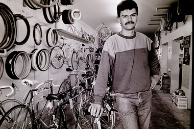 Photograph - St. Albans Bike Shop 1991 Photographs, Adam Ellwood, 29th July 1991
