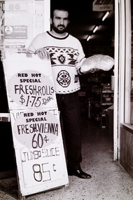 Photograph - Tony Aboureid Milk Bar St. Albans 1991 Photographs, Adam Ellwood, 25th September 1990