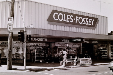 Photograph - Coles Fosseys Main Road East Corner Alfrieda Street St. Albans 1990 Photographs, Sharon Cavanagh, 15th November 1990