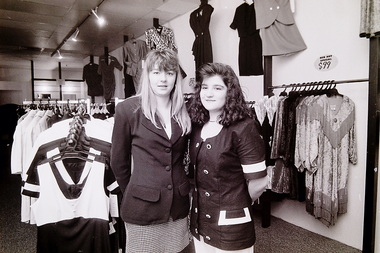 Photograph - Temptations Boutique Sunshine Plaza Hampshire Road Sunshine 1991 Photographs, Sharon Cavanagh, 3rd October 1991