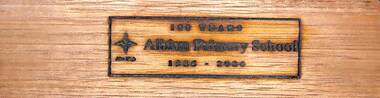 Memorabilia - Albion Primary School 100th Anniversary Wood Bookmark, Albion Primary School, 2026