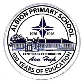 Memorabilia - Albion Primary School 100th Anniversary Plastic Plaque, Albion Primary School, 2026