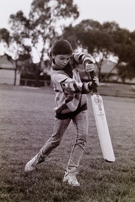 Photograph - Sunshine North Primary School 1989 Photographs - Shannon O'Reilly Interstate Cricket Competition, Sharon Cavanagh, 23rd June 1989