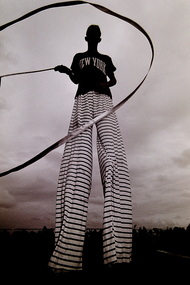 Photograph - West Sunshine Community Centre Stilt Walker 1992 Photographs, C. McGee, 9th January 1992