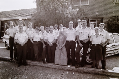 Photograph - Maidstone Police Station Short Street Maidstone 1994 Staff Photograph, Sunshine Advocate, 18th February 1994