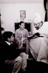 Photograph - St. Georges Coptic Orthodox Church 1992 Christmas Photographs, Sharon Walker, 12th January 1992