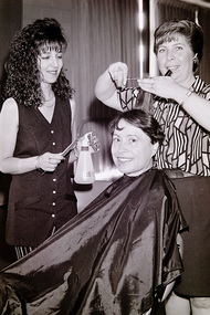 Photograph - West Sunshine Community Centre Hairdressing Class 1993 Photographs, Sharon Walker, 15th March 1993