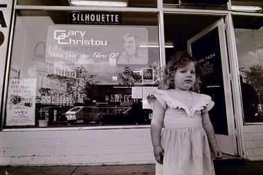 Photograph - Gary Christou Hair Salon 44 Alfrieda Street St. Albans 1993 Photograph, Sharon Walker, 29th March 1993