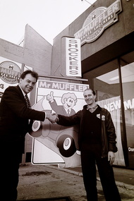Photograph - Mr Muffler Ballarat Road Braybrook 1993 Photograph, John Edwards, 16th June 1993