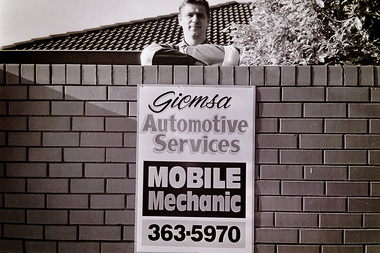 Photograph - Giemsa Automotive Services 54 Birchwood Boulevard Deer Park 1993 Photographs, Sharon Walker, 26th July 1993