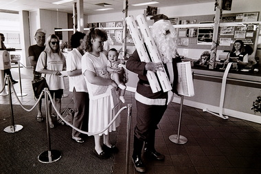 Photograph - St. Albans Post Office Victoria Square Christmas Promotion 1993 Photograph, Sunshine Advocate, 9th December 1993