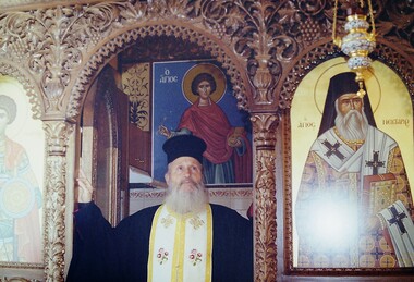 Photograph - Saint Paraskevi, Saint Barbara and Saint John the Merciful Greek Orthodox Church 22 Marsden Crescent St. Albans 1999 Photographs, Sharon Walker, 1st April 1999