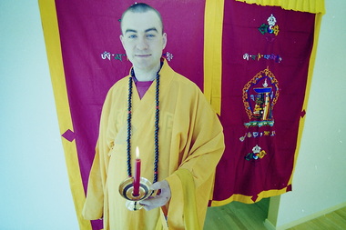 Photograph - Chinese Tantric Buddhist Meditation Centre Opening 65 - 67 Sydney Street Albion 1999 Photographs, Larran Reed, 7th July 1999