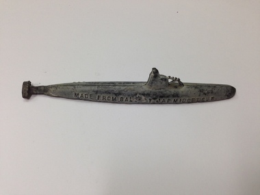 Souvenir, Model of Japanese Midget Submarine, 1942