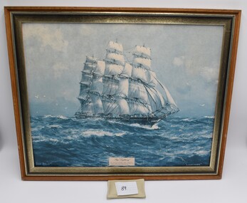 Photograph - Framed Picture, "Lightning", Unsure