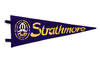 Textile - Strathmore Grammar Pennant, Circa 1960