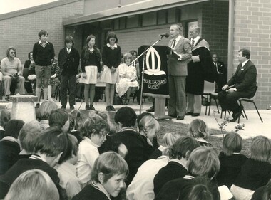 Photograph - Official opening of stage 1 building of the new campus 1979