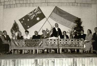 Photo, Opening of new Ukrainian hall by Mayor of City of Sunshine