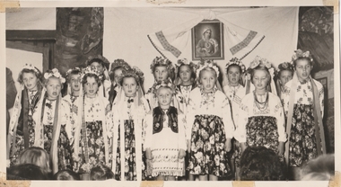 Photo, End of school year concert in early 1950's