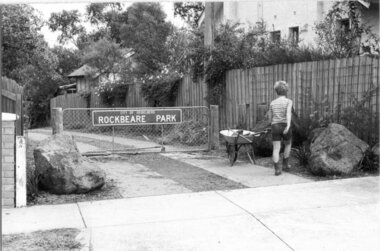 Entrance to Rockbeare Park 15th February 1976, Laurie Course, 1976