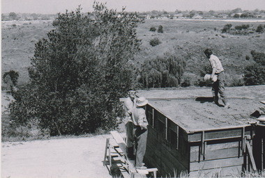 Building 1st ranger's hut, 1979