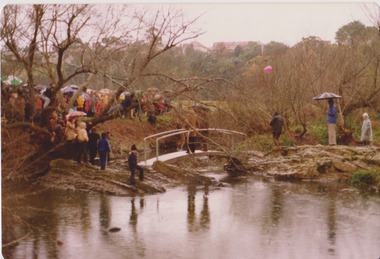 Opening of the bridge August 1979, Rockbeare Park Conservation Group, 1979