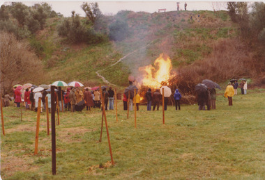 Opening of the bridge August 1979, Rockbeare Park Conservation Group, 1979