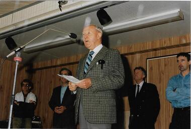 Ron Gleeson on stage, 1993