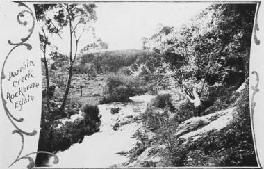 Darebin Creek Rockbeare Estate 1909, Darebin Parklands Association, 1909