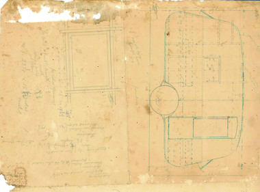 Hand-Drawn Plans for Caravan by Frank Lebbell Frost [ca 1915-1924]