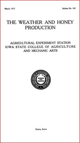Publication, e-book, The weather and honey production (Kenoyer, L. A.), Ames, 1917, 1917