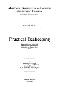 Publication, e-book, Practical beekeeping (Benton, R.), Bozeman, 1907, 1907