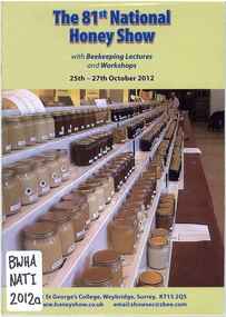 Publication, The 81st National Honey Show (National Honey Show), 2012