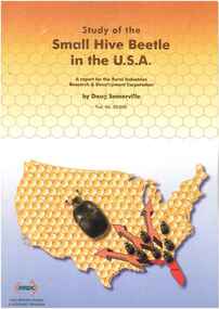 Publication, Study of the small hive beetle in the U.S.A. (Somerville, D.). Canberra, 2003, 2003