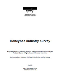Publication, Honeybee industry survey. (Rodriguez, Veronica Boero and others). Canberra, 2003