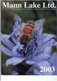 Publication, [Product catalog] 2003. (Mann Lake Ltd). Hackensack, MN, 2003, 2003