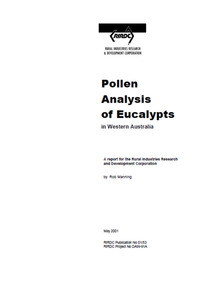 Publication, Pollen analysis of eucalypts in Western Australia. (Manning, Rob). Canberra, 2001, 2001