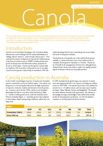 Publication, Canola: pollination aware: case study 6. (Rural Industries Research and Development Corporation). Canberra, [2010], [2010]
